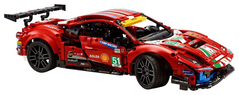 Bloco de Montar Lego Technic Ferrari 488 GTE af corse - 42125